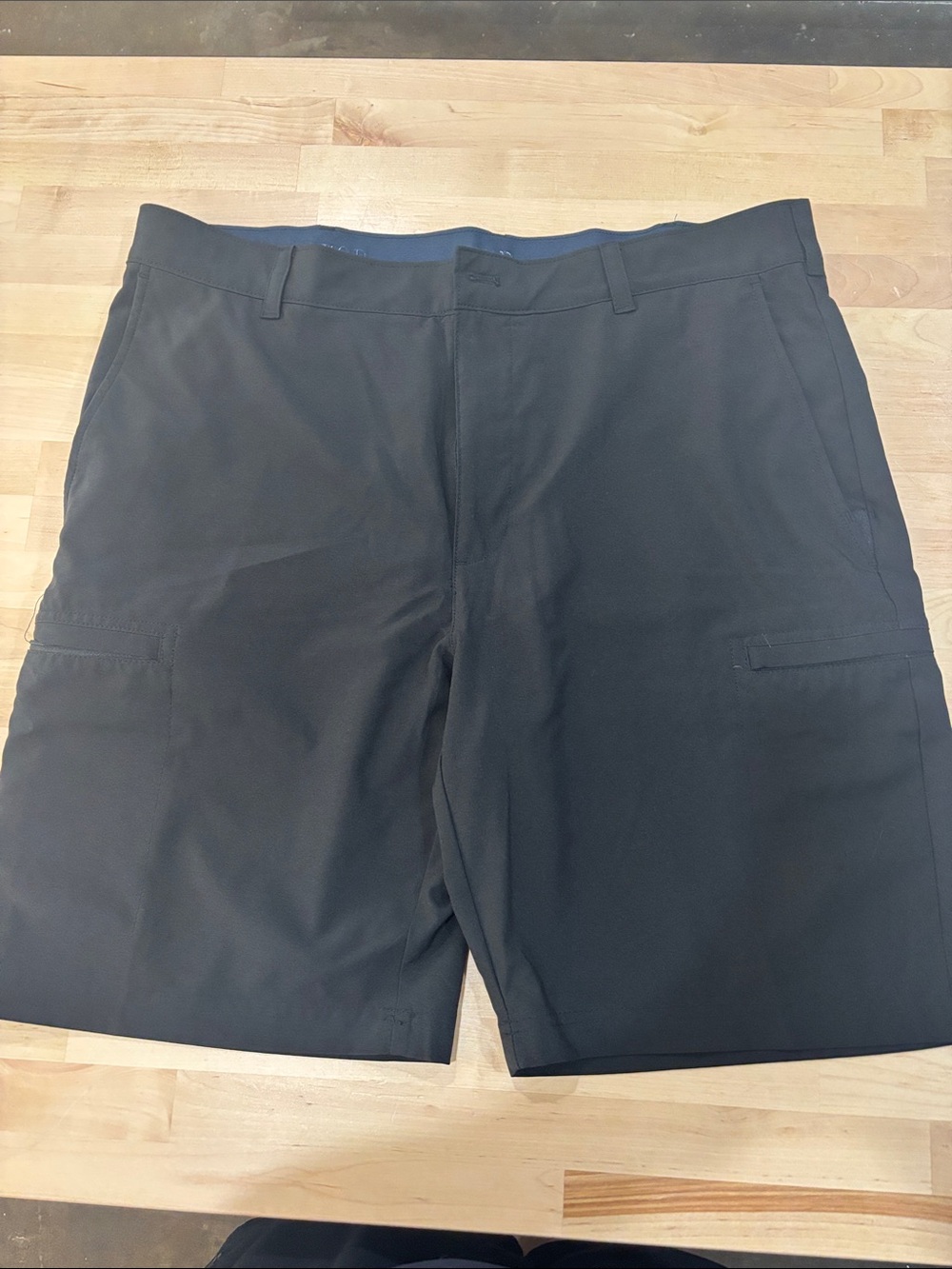 Men's Black Hybrid Cargo Shorts